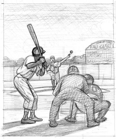 Henry Aaron sketch 1