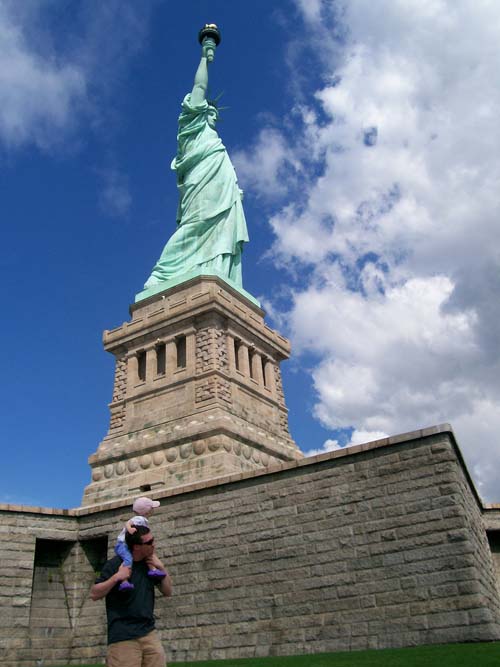 Matt Tavares at the Statue
of Liberty