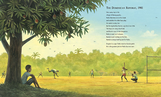 Growing Up Pedro, interior spread