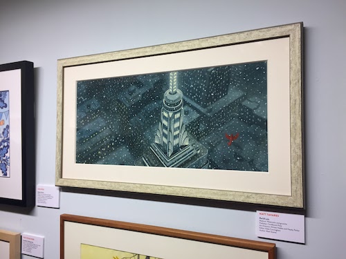 Red and Lulu original Matt Tavares art for sale